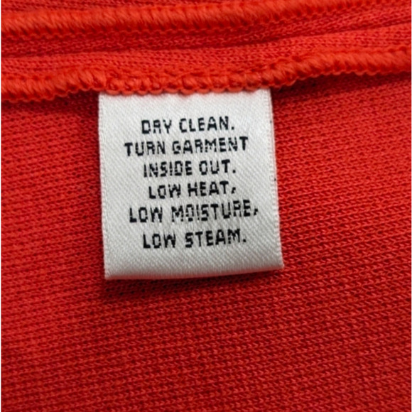 St.John Woman Coral  Draped Open Front Cardigan Sweater Blazer Princess Seams 8 - Picture 8 of 9